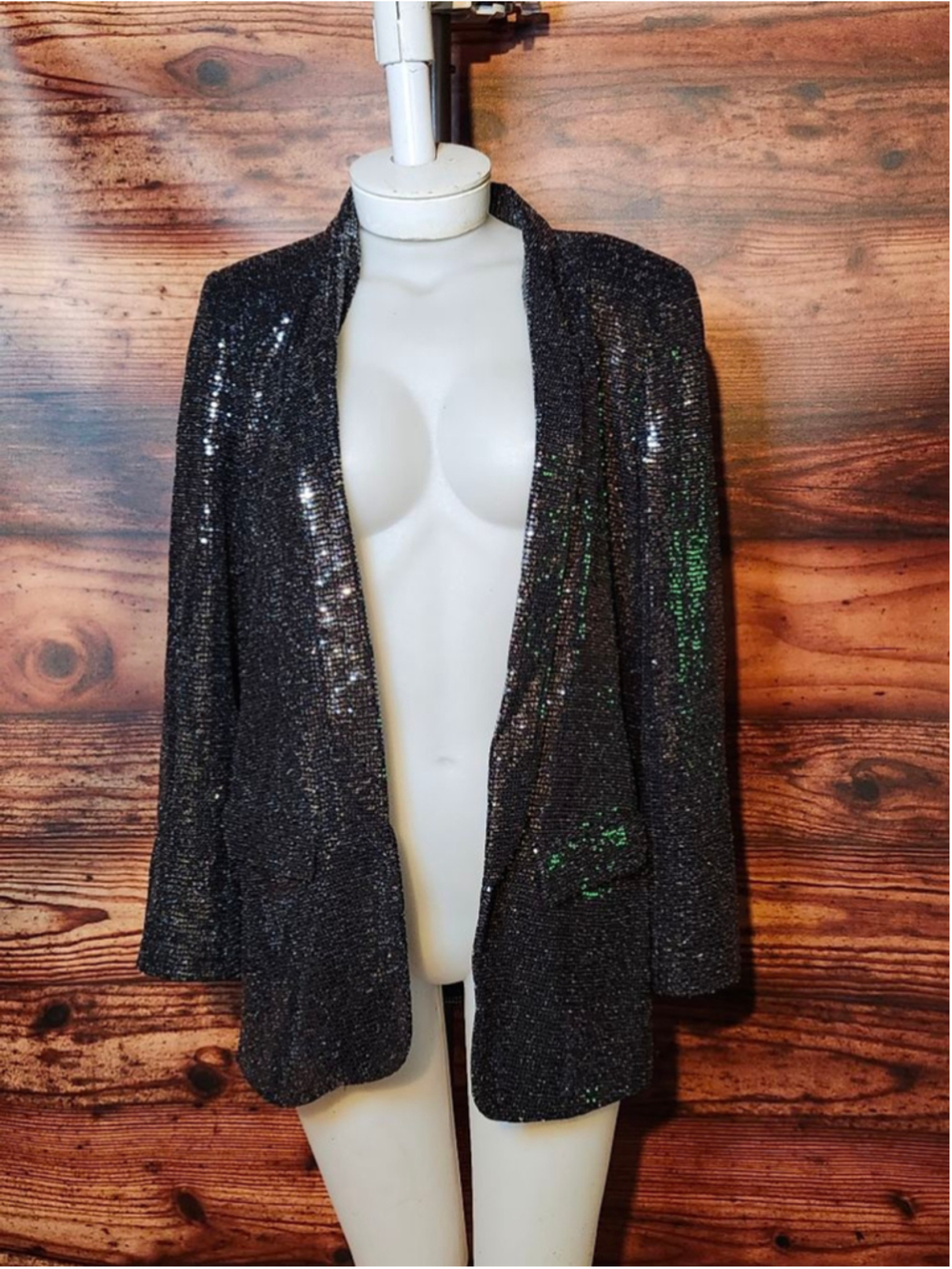 Zara Sequined Cardigan L